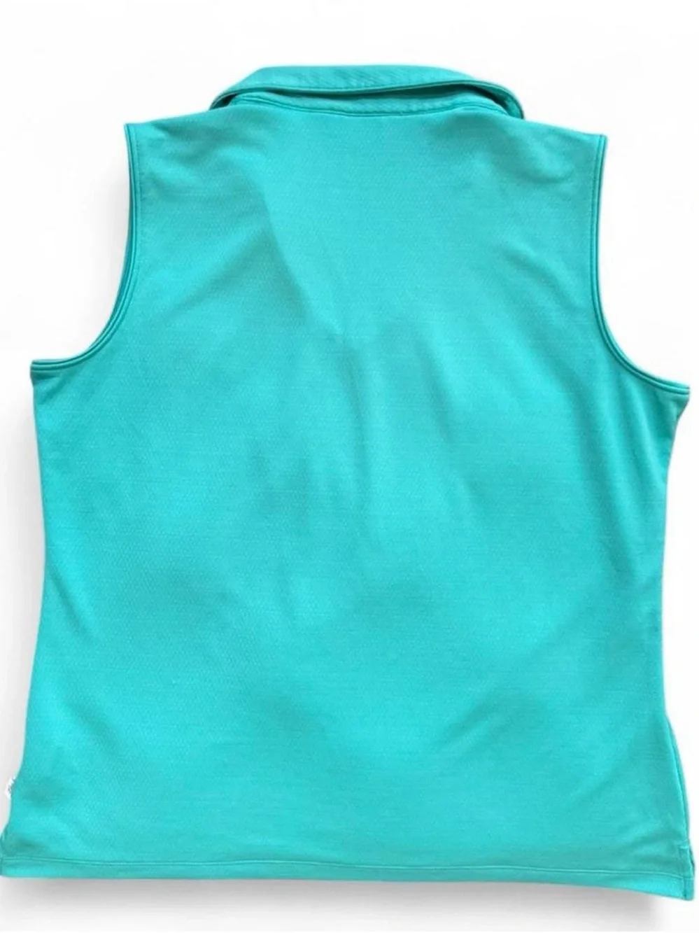 Lady Hagen Teal Sleeveless Polo Top with Light Gray Skort - Picture 8 of 8